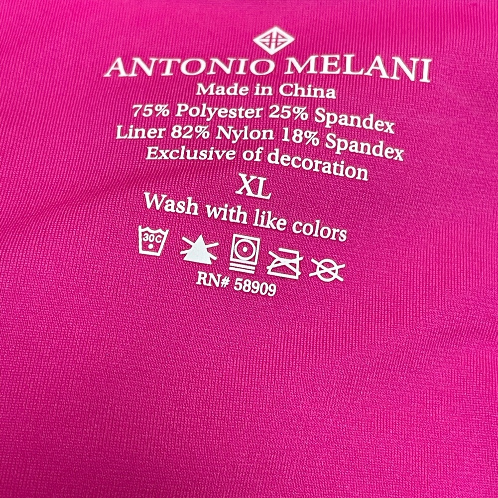 Antonio Melani Courtside Athletic Tennis Dress Bright Pink XL NWT - Picture 8 of 11